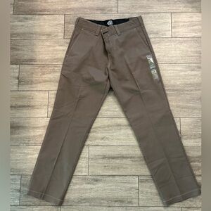 Size 32/30 Dickies mens pant light brown slim fit. TAGS ON BRAND NEW